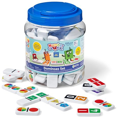 Learning Resources Numberblocks Domino – 112 Brickor, Tal 3–6 År