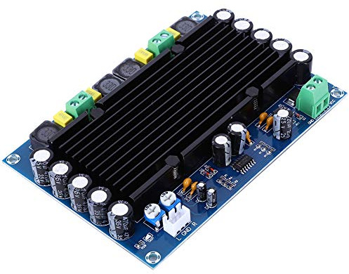 Jeffergarden 150W XH-M546 Förstärkarmodulkort 2-kanals Digital Stereoljudplatta -högtalare Miniförstärkare med Volymkontroll, Radiosystem för Ljudövningar, Lämplig för Bokhylla