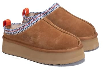 MASSIMO SANTINI, 25W4288 Suede, Scarpe Sabot Camoscio Moda Fashion (Pelo Interno) (Camel, 38, Sistema Taglie Calzature EU, Adulto, Numero, Media, 38)