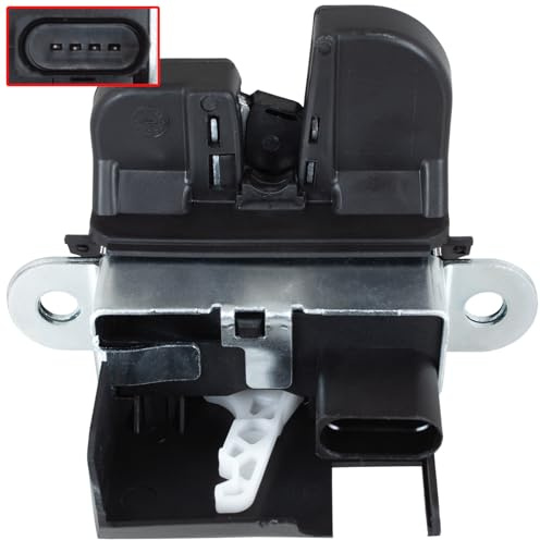 M MODECAR Cerradura de puerta trasera con cierre centralizado, eléctrico, calidad de fabricante de equipos originales, para modelos Volkswagen y Seat