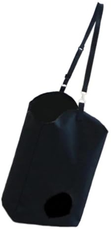 KACCDE Bolsa de alimentación grande para almacenamiento de heno, cubo lento para heno con correa ajustable, transportadores de granos de alimentación de caballos