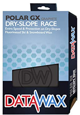 DataWax Polar GX Dry-Slope Race Ski Wax, Graphite, 110g