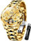OUPINKE Herrenuhren Automatik Goldene Mechanisch Selbstaufzug Skelett Luxus Saphirkristall Diamant Wolframstahl Wasserdicht Business Kleid Uhren Geschenke