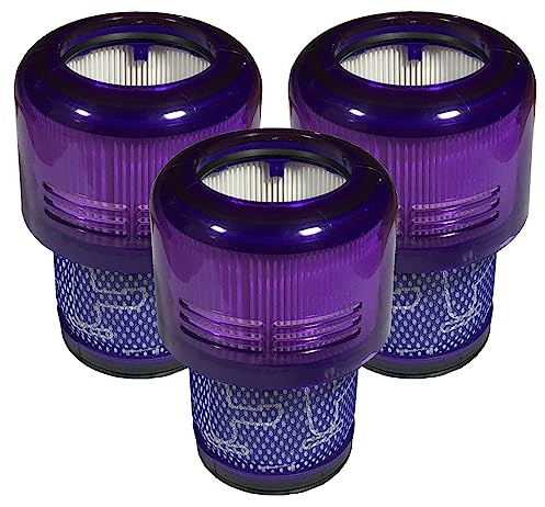 Comedes Filter für Dyson V11, SV14, V15 Staubsauger, HEPA Big Filter, waschbar, einsetzbar statt Dyson Filter 970013-02 (3 Stück)