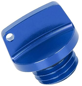 MACHSWON Universal Motorcycle Engine Oil Filler Cap Screw Cover Plug Replacement Blue Valve Oil Cap