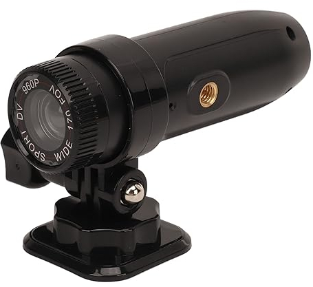 LKT Vélo Moto Casque Caméra 1080p Avant et Arrière Vélo Sport Mini Action Aventure Double Dash Cam Casque Accessoires