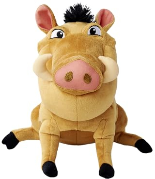 Simba- Disney Lion King, 30 Anni di Re Leone, Pumba, Peluche da 25 cm, Adatto Fin dai Primi Mesi di Vita, 6315870071