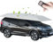 moupeaktain 4.2M Automatischer Carport, Zusammenklappbares Bewegliches Vordach Mit Fernbedienung, Sonnenschirm Fürs Auto, Abnehmbares Ladegerät, Campingzelt Für Den Außenbereich,Grey