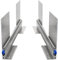 BRASOM Auszugsschienen - Schubladenschienen 700mm, 250kg, 28 inch, mit hohe Bodenmontage, Heavy Duty, Lock in/aus Schubladen Schienensystem, Kugellager, links und rechts