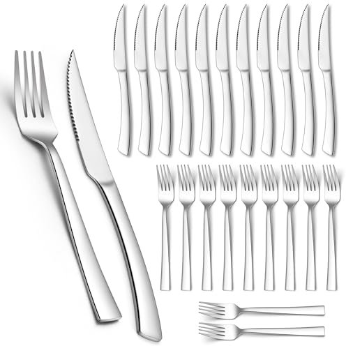 Homikit Set di posate da bistecca