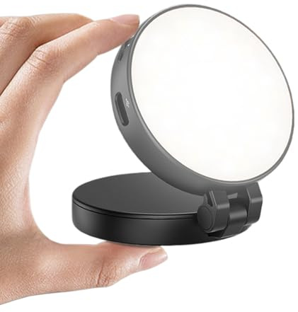 Lesunbak Magnetiskt selfie-ljus | Magnetisk makeuplampa, bärbar LED-selfie-lampa | för resor live streaming, hemmakontor, konferens, videoinspelning, vlogging, fotografi