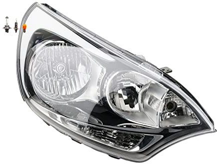 Johns Faro delantero halógeno para Kia Rio UB 09/2011- Derecha + Bombilla