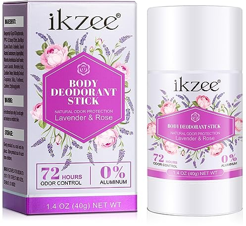 Stark Deo Roll-on,Anti-Transpirant gegen Achselnässe und Körpergeruch,natürlich, vegan, 72 Stunden Geruchskontrolle, ohne Aluminium für Frauen und Männe, Erfrischendem Duft mit Lavendel und Rose