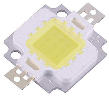 ANKROYU 10 Stück 10 W Chip-Licht, Aluminium-Unterstützung, LED-Warm-/Kaltweiß-SMD-Chip, SMD-Chip-Lichtperlen, Flutlicht, Chip-COB-Licht Für Lampen-Flutlicht-Glühbirnen-Ersatz(Reines Weiß)