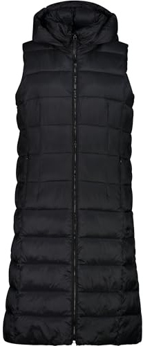 CMP dam Gilet Lungo Da Donna In Nylon Con Cappuccio Fisso Väst
