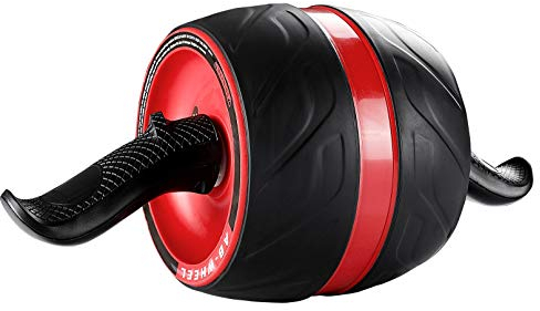 Qsnn Bauchtrainer AB Roller 3 Räder Bauchroller Set mit Matte, AB Wheel Bauchroller Fitness Geräte zu Home Gym, AB-Roller Bauchmuskeltrainer für Männer und Frauen Bauchmuskeltraining - 10