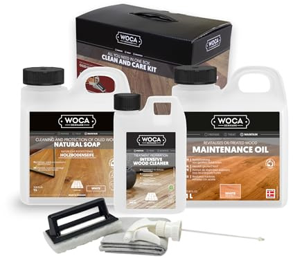WOCA Denmark vårdbox vit för oljad parkett och trä