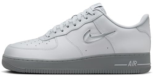 Nike Herren Air Force 1 Sneaker, Wolf Grey Cool Grey, 39 EU