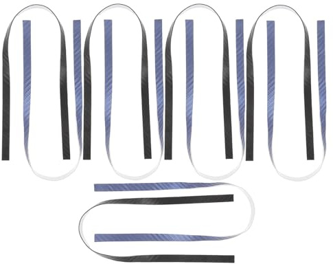 NOLITOY 10 pièces Bandes de Protection Autocollantes pour Raquette de Tennis de Table Protège-Bords Résistants Aux Chocs Installation Facile sans Outil Design Élégant pour Prolonger la