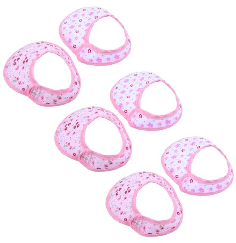 Abaodam Lot de 6 Set de Bavoirs pour Poupée 45 Cm Tissu Ajustable Garçon et Filles Jeu D'habillage Roleplay Présent 3 Ensembles