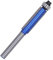 Broca para Enrutador de Corte Al Ras para Carpintería, Cortador de Fresado de Borde Estable Robusto Profesional, Fresa de Extremo de Chaflán de Borde, Vástago de 6mm Azul (6x3/8x30)