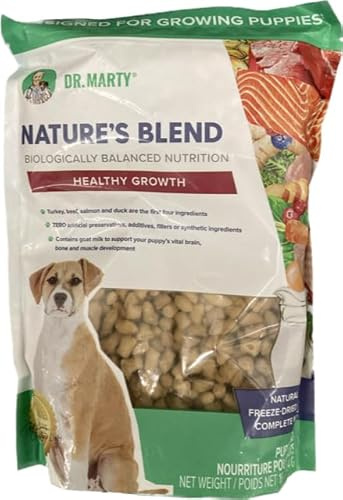 Dr. Marty Nature's Blend Healthy Growth Puppy Dry Dog Food 16 oz