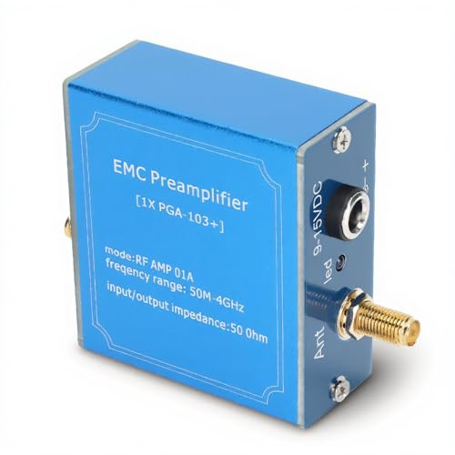 Ultra Low Noise Amplifier, LNA Module for RF & Software Defined Radio (SDR), PGA -103+ Chip Wideband 50M to 4GHz Frequency Capability with SMA Female Connector