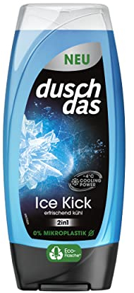 Duschdas 2-in-1 Duschgel & Shampoo Ice Kick Duschbad mit eiskaltem Duft sorgt für einen erfrischenden Start in den Tag 225 ml