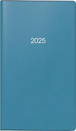 BRUNNEN Taschenkalender Mod. 753 2025 | A6, Kunststoff, petrol