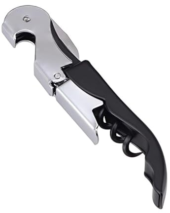 1 Pezzi Cavatappi Professionali 3-in 1 Palissandro Naturale Apribottiglie Acciaio Inossidabile con Apribottiglia e Tagliacapsule Apri Bottiglia Scelta Migliore di Cameriere Barista Somelier