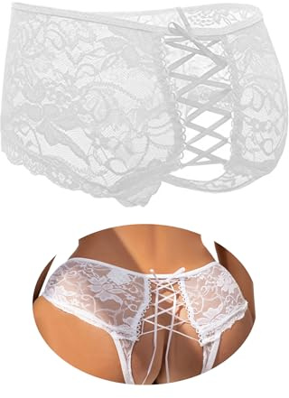 ohyeahlady Höschen Ouvert Damen Sexy Slip Große Größen String Tanga Dessous