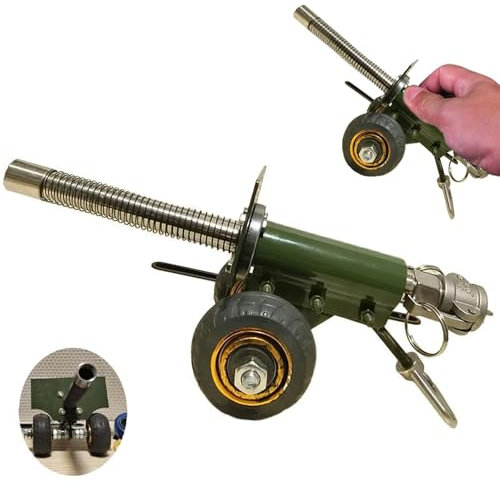 Ficugxd Canon De Pétard,Firecracker Artillery Cannon,Mini Canon À Pétard en Acier Inoxydable - Décoration De Bureau pour Les Fans Militaires