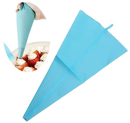 Hemobllo Bolsa Pastelera de Silicona Reutilizable para Decoración de Pasteles con Interior Liso y Exterior Antideslizante Apta para Glaseado Galletas y Repostería