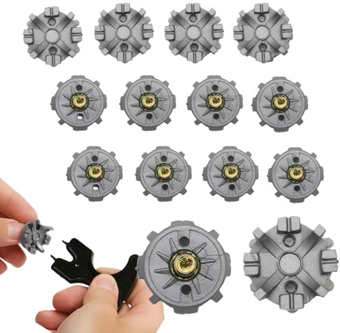 Lot de 14 Crampons de Golf de Rechange en TPU, Fixations à Visser | Parfait pour Les débutants de Golf, la Mise à Niveau de Chaussures, la stabilité du Parcours, la Protection des Pieds, la