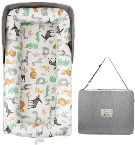 Baby Nest Pod, Foldable Baby Nest Travel Baby Bed for Newborn Tummy Time