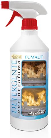 GEAL FUMAUT. Detergente per nerofumo specifico per vetri di stufe e camini ecc.