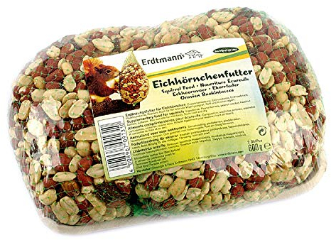 Erdtmanns 091301 Eichhörnchenfutter je (2x300g) 600g (7,2 kg)