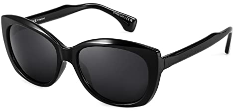 LVIOE Vintage Polarisierte Sonnenbrille für Damen UV400 Schutz Ultraleicht Rahmen