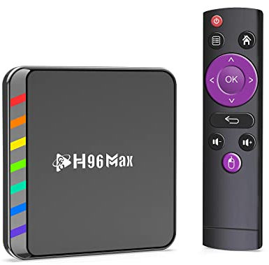 Android 12.0 TV Box,h96 MAX w2 Amlogic S905W2 Quad Core 4GB ROM 64GB RAM Dubbel WiFi 2.4G/5.8G BT4.2 4K AV1 Home Smart Media Player Set-top Box,4gb+64gb