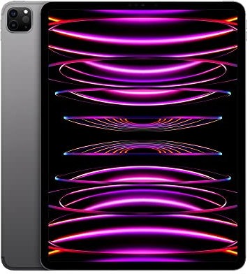 2022 Apple iPad Pro (12.9-inch, Wi-Fi + Cellular, 128GB) - Space Gray (Renewed)