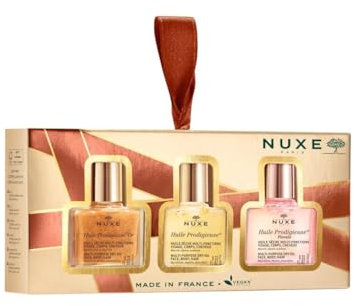 Nuxe Mini Cracker i 3 Prodigieux Huile Prodigieuse + Florale + Or, 3 x 10ml