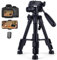 Mini Tripod for Camera, ZETONG 24 Desktop Tripod Camera Tripod with Phone Remote Lightweight Aluminum Tripod for iPhone Smartphone with Universal 1/4 Quick Release Plate