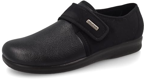 Pantofole Uomo con Tomaia Stretch, Ciabatte Chiuse Regolabili con Fascia a Strappo