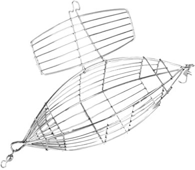 BELLIFFY Fishing Bait Trap Cage Lure Cage for Carp Fishing Feeder Trap Basket Xl