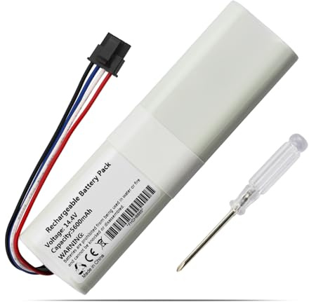 New 5600mAh Vacuum Battery Replacement for Trouver Mova L600 Robot Vacuum Cleaner Ultra High Capacity Battery with Tools