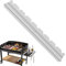Soporte para brochetas para barbacoa, soporte para brochetas para barbacoa, soporte para pinchos para barbacoa, soporte para brochetas de acero inoxidable, soporte ancho para brochetas