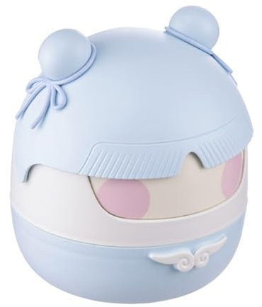 LALAFINA Linda Papelera Con Tapa Abatible Cubo De Basura Del Baño Mini Bote De Basura Con Tapa Mini Bote De Basura Para Escritorio Papelera Para Dormitorio Papelera Para Baño Páginas Blue