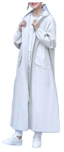 Regenponcho Herren Fahrradponcho Damen Wasserdicht Regenmantel Lang Fahrrad Regenjacke Ultraleicht Regencape Regenanzug Trenchcoat Festival Mit Ärmeln Für Roller
