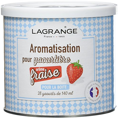 Lagrange Aromatisation Fraise pour Yaourts 425 g - lot de 4