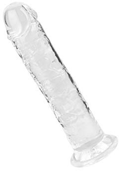 EIS Transparenter Naturdildo 17 cm | Realistischer Dildo mit Saugfuß | Geaderte Oberfläche | Sex-Spielzeug für Frauen und Paare | Toy für Frau | Ohne Weichmacher